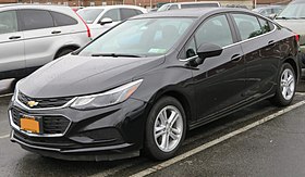 2017 Chevrolet Cruze LT front 5.26.18.jpg